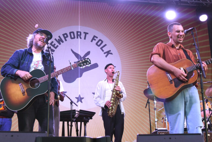Newport Folk Day One: Goose Team Up with Kenny Loggins, Kevin Morby Welcomes Nathaniel Rateliff, Bleachers Feature Jeff Tweedy, Weyes Blood, Rufus Wainwright and More
