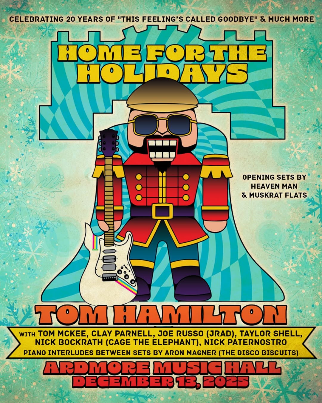 Tom Hamilton to Celebrate ‘This Feeling’s Called Goodbye’ with Special Holiday Show Featuring Joe Russo, Aron Magner and members of Brothers Past