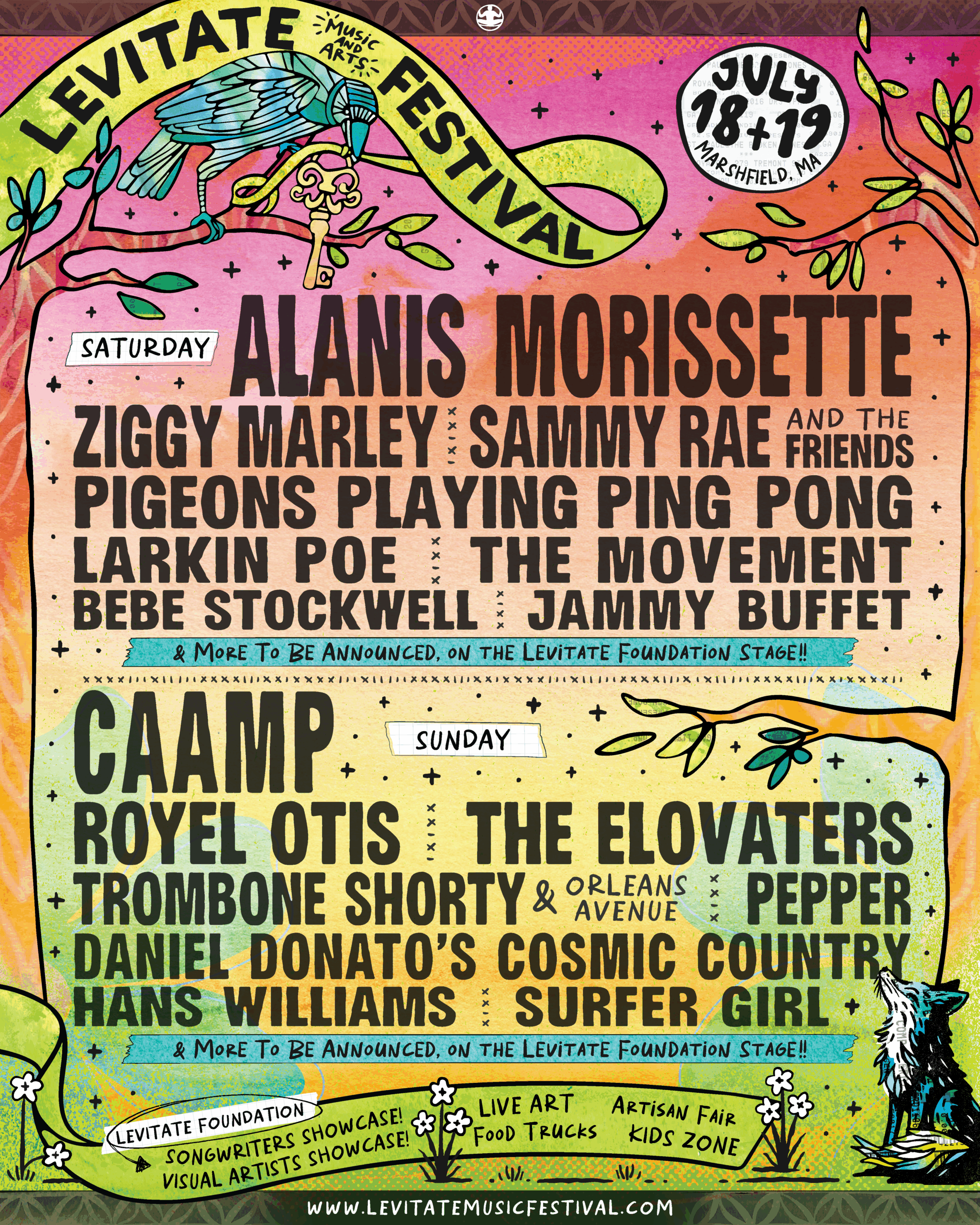 Levitate Music & Arts Festival Announces Initial 2026 Artist Lineup