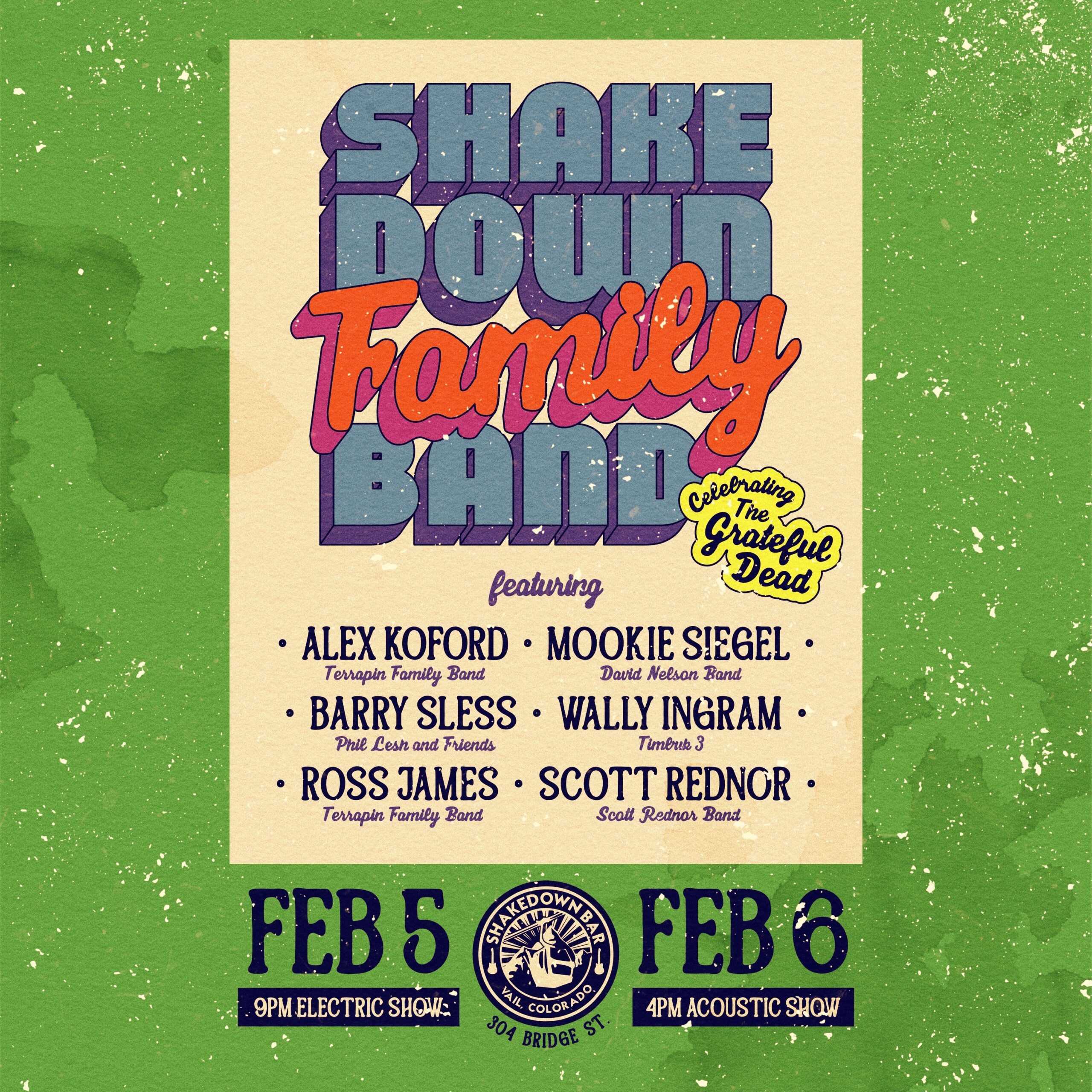 Shakedown Family Band Enlists Drummer Alex Koford to Fill in for Jay Lane During Colorado Concerts