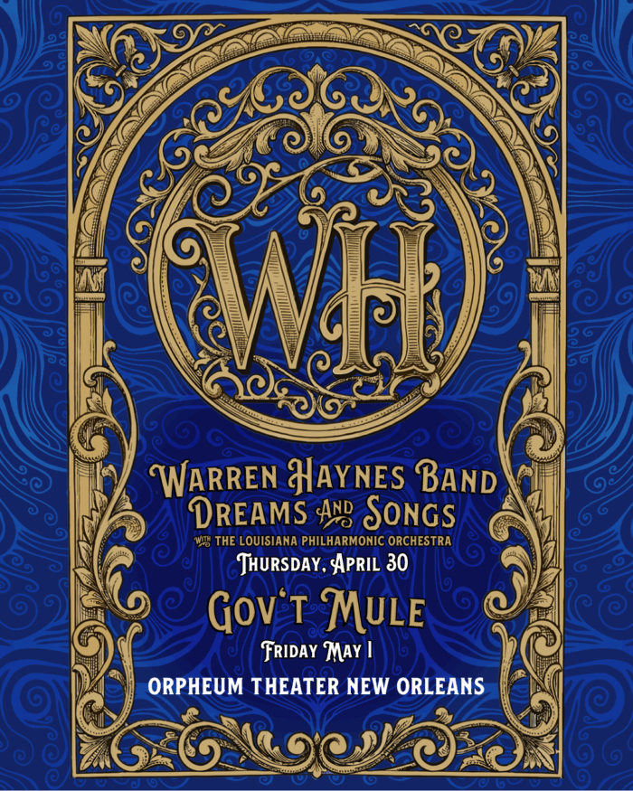 Warren Haynes and Gov’t Mule Announce Two Special Concerts in New Orleans