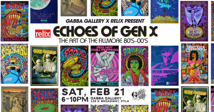 Unprecedented Exhibition ‘Echoes of Gen X: The Art of the Fillmore (1980s–2000s)’ Will Open at LA’s Gabba Gallery on February 21