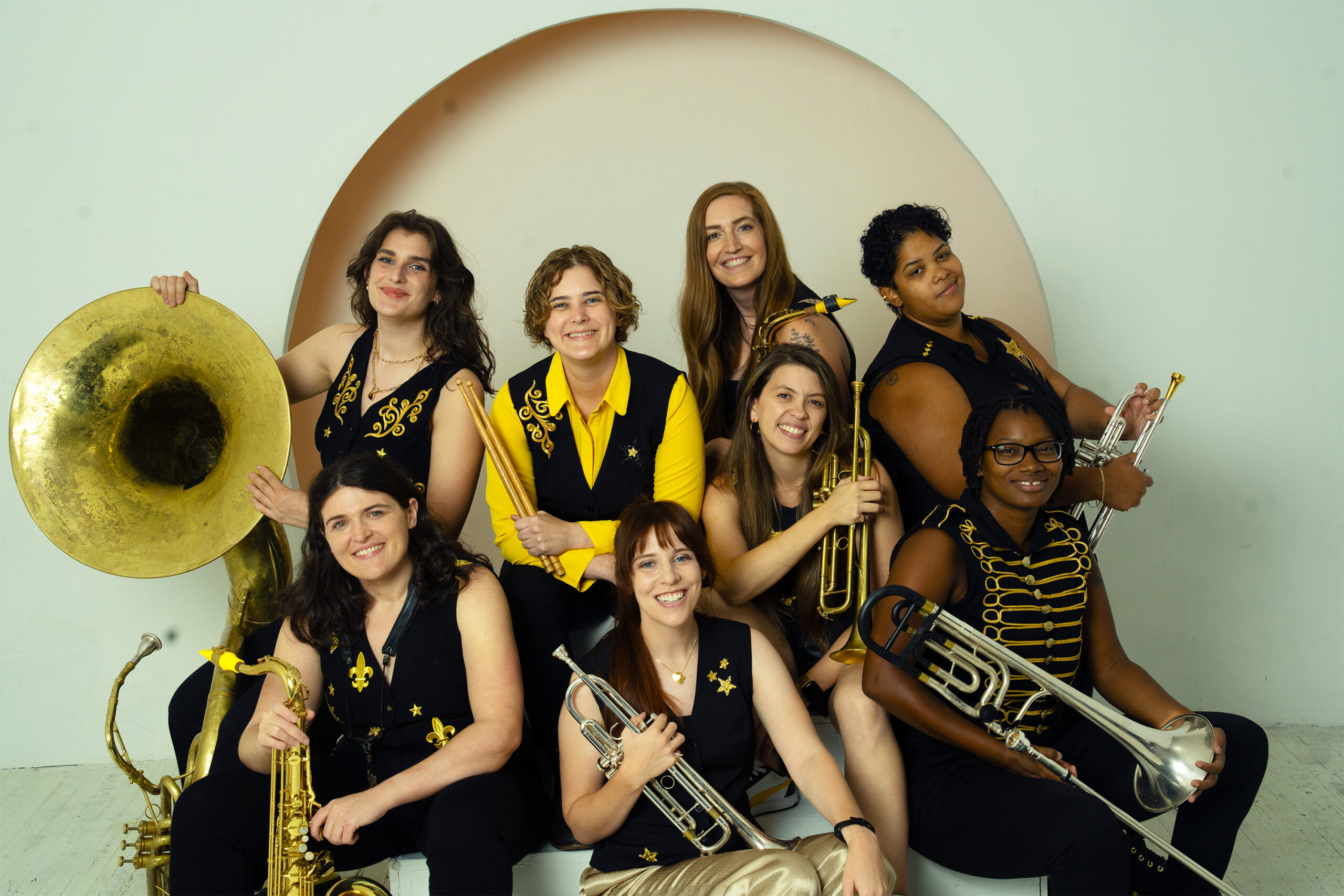 Brass Queens To Lead Second Line on Tuesday in Brooklyn, Proceeds From New Single Will be Directed to Charity