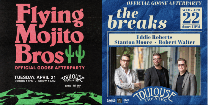 After Goose: Flying Mojito Bros and The Breaks Set for New Orleans Late Nights