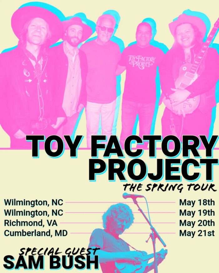 Toy Factory Tap Sam Bush for May Appearances