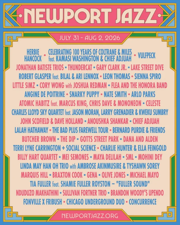 Newport Jazz Festival Unveils Initial 2026 Lineup: Herbie Hancock, Kamasi Washington, Vulfpeck, Thundercat, Lake Street Dive and More 
