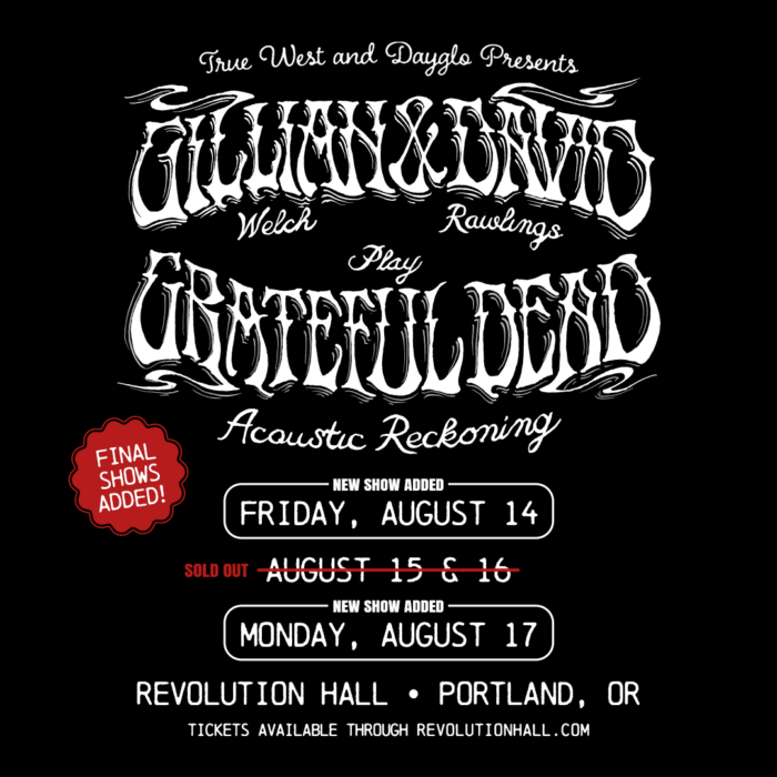Gillian Welch and David Rawlings Add Final Dates to Acoustic Reckoning Tour