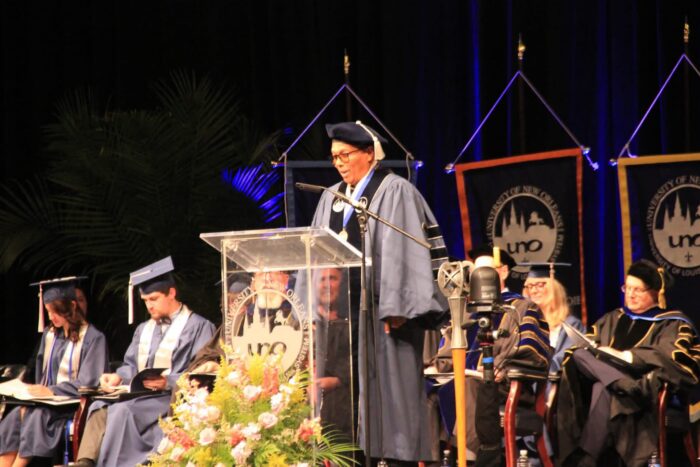 Ivan Neville Delivers Commencement Address and Receives Honorary Doctorate at University of New Orleans Graduation Ceremony