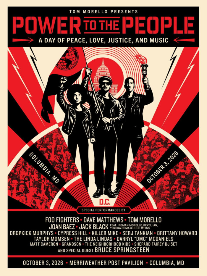 Foo Fighters, Dave Matthews, Bruce Springsteen, Joan Baez and More to Appear at Tom Morello’s Power To The People Festival