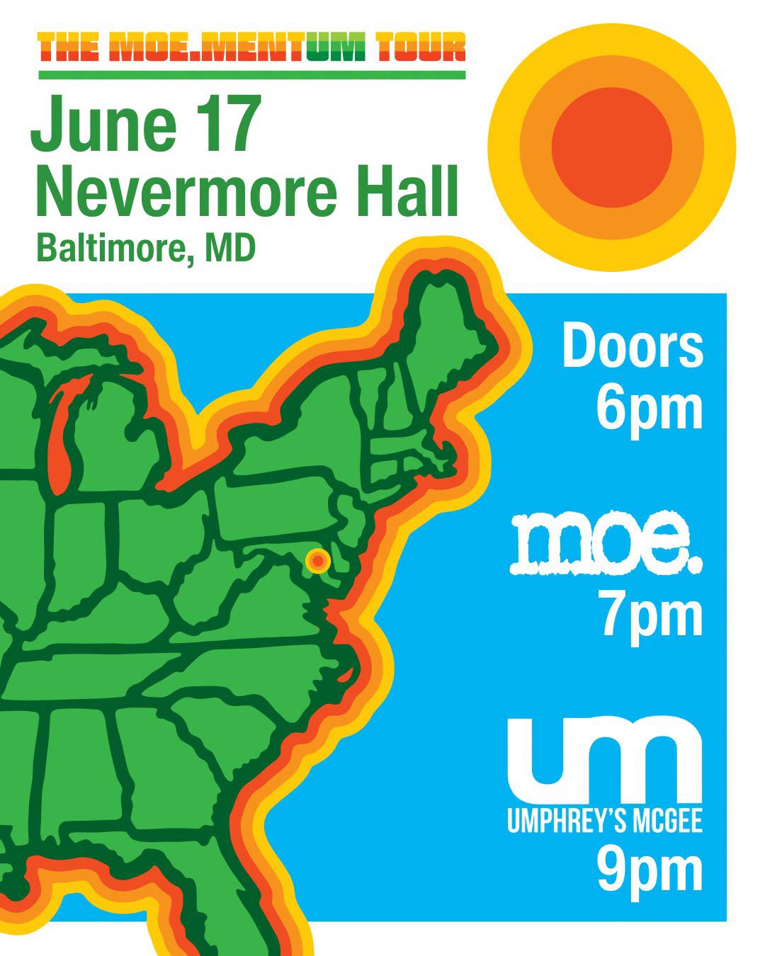 Members of moe. Help Umphrey’s McGee Through First “Nebraska” Since 1998
