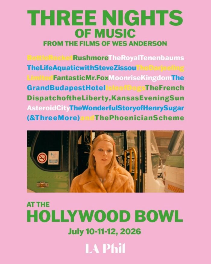 Wes Anderson Concert Series at Hollywood Bowl to Feature Bill Murray, Mark Mothersbaugh, Jim James, Beck, Karen O and More