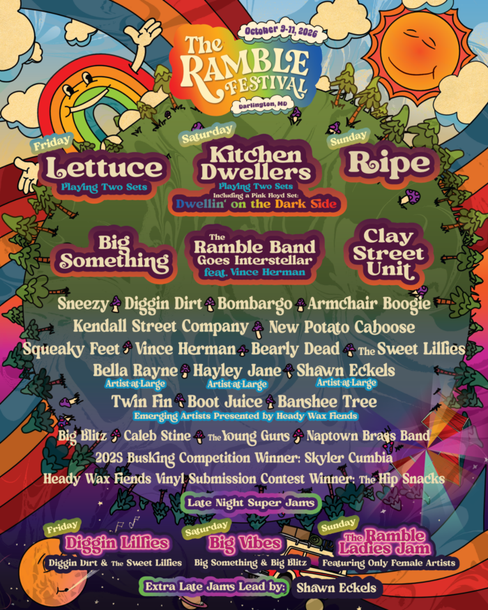 Lettuce, Vince Herman, Special Late Night Collab Sets Confirmed for Ramble Festival