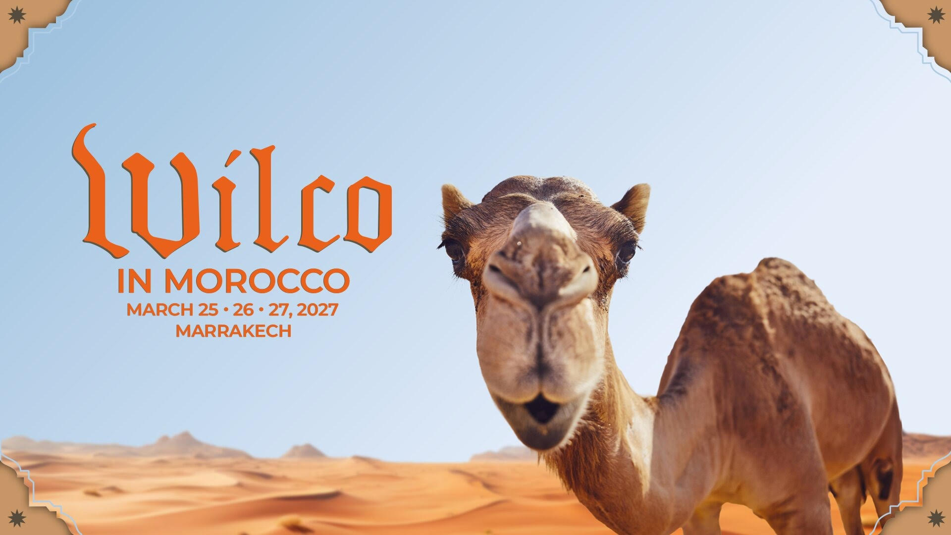 Wilco Announce Inaugural Destination Concert Vacation in Morocco