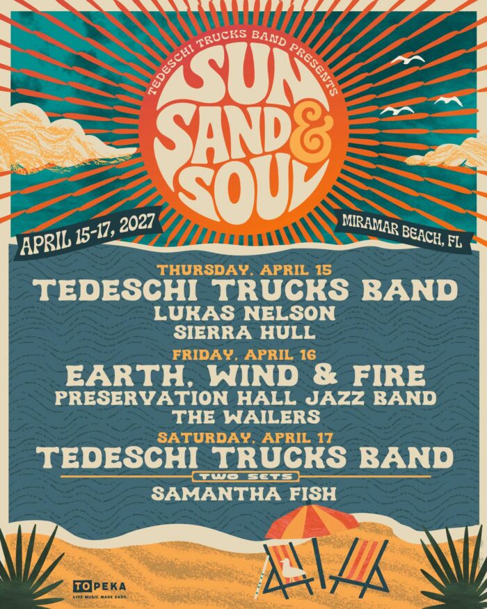 Earth, Wind & Fire, Lukas Nelson, Preservation Hall Jazz Band, Samantha Fish and More to Join Tedeschi Trucks Band at Sun, Sand, and Soul