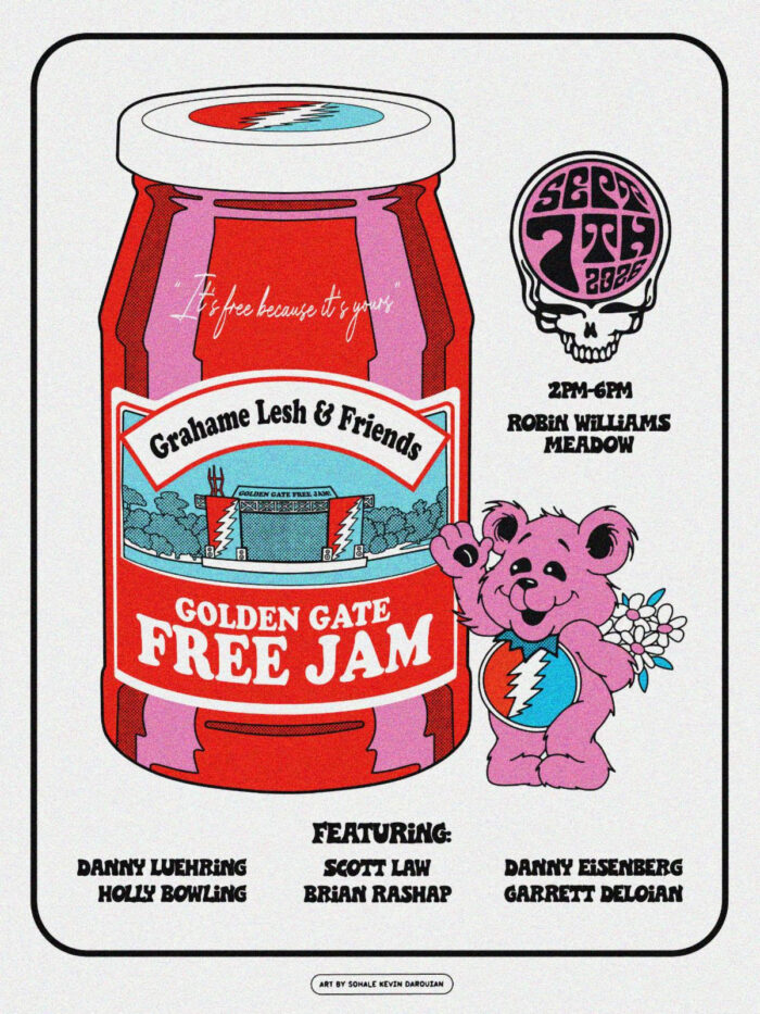 Forever Grateful, Golden Gate Park Will Open with Free Grahame Lesh & Friends Performance