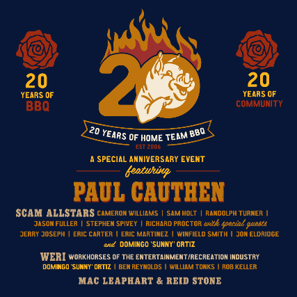 Paul Cauthen, Bloodkin, Jerry Joseph, Members of Widespread Panic and More to Celebrate Home Team BBQ’s 20th Anniversary
