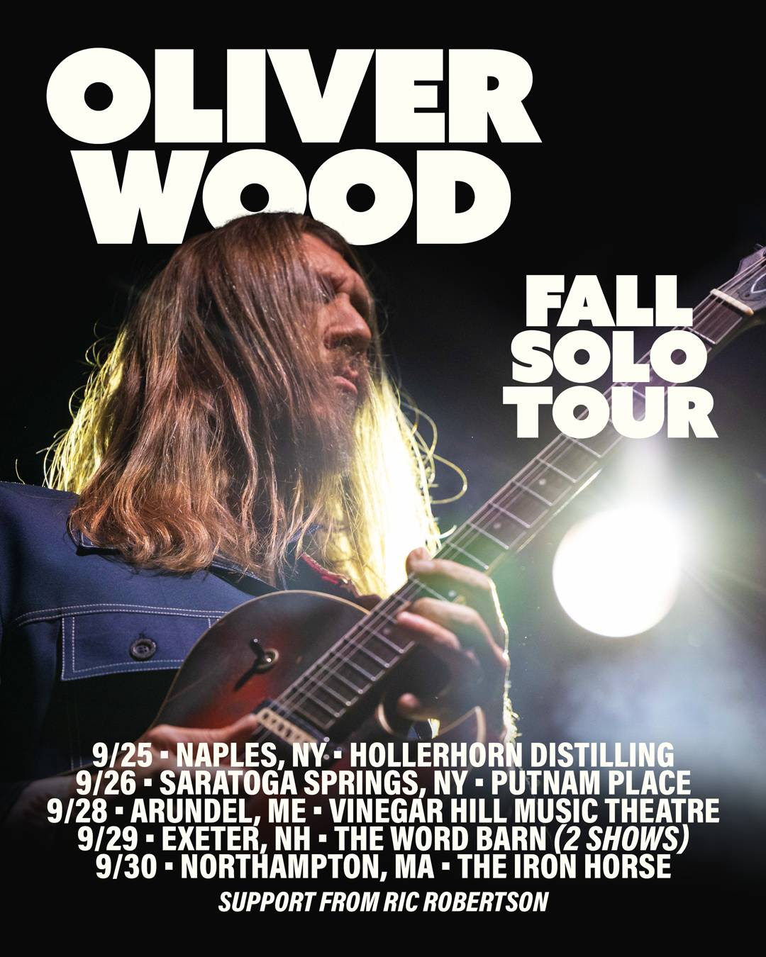 Oliver Wood Confirms September to Solo Shows, New Improv Band