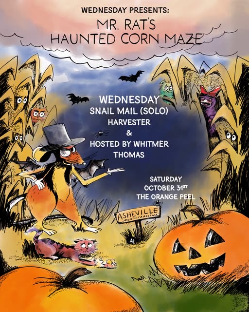 Wednesday Share Mr. Rat’s Haunted Corn Maze Halloween Details