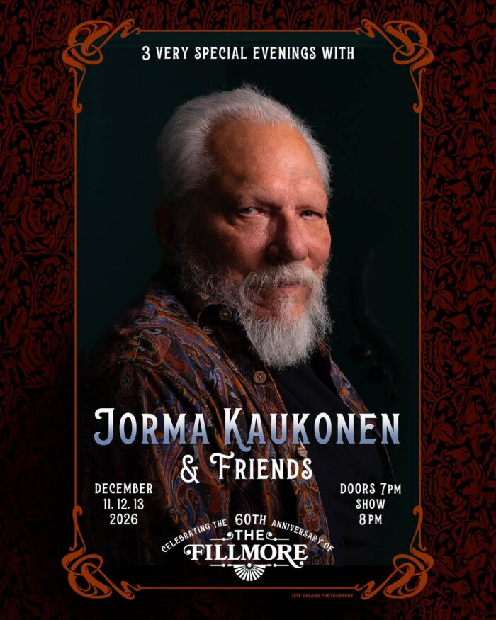Jorma Kaukonen & Friends to Celebrate 60 Years of The Fillmore