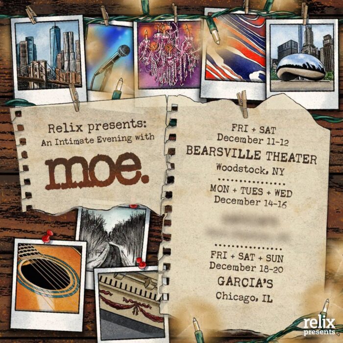 moe. Confirm “Cozy” December Shows