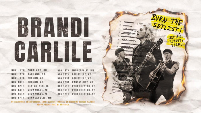 Brandi Carlile Confirms Burn The Setlist (The All Request Tour)