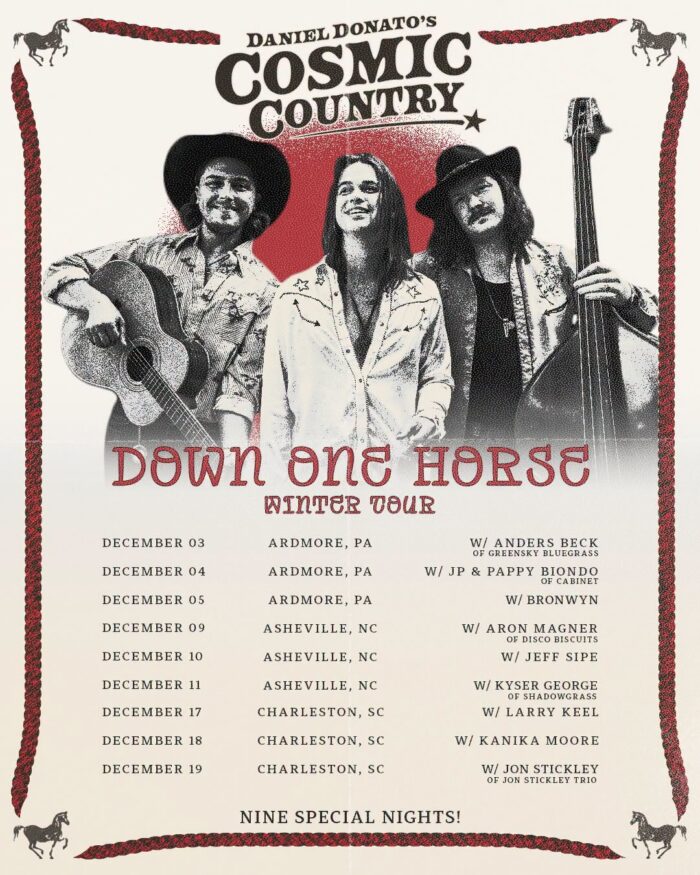 Daniel Donato’s Cosmic Country Confirm Guests for Charleston, SC Acoustic Shows