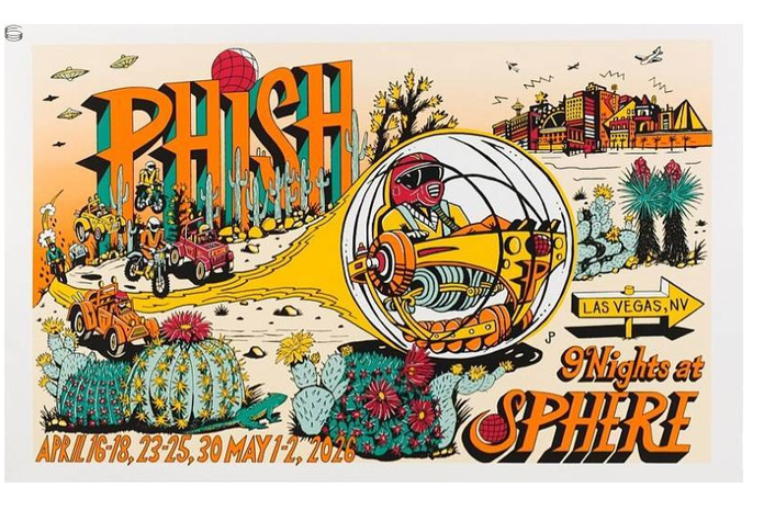Phish Tour Posters Signed by the Band Featured in New Auction Supporting the Mimi Fishman Foundation and WaterWheel